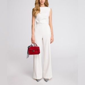 Sleeveless Jumpsuit - Women SMALL WHITE